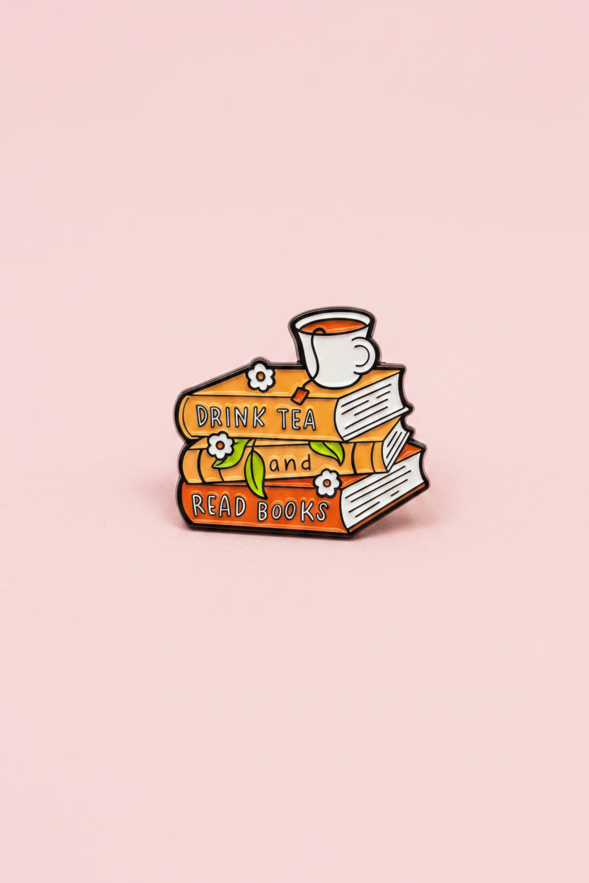 Pin - Drink Tea and read books