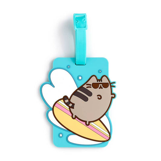 Pusheen the Cat sommar-surfare PVC bagageetikett