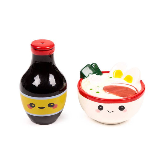 Nori Ramen och soja - Foodiemals Keramiska Salt - & Pepparkar