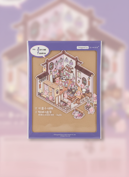 3d Sticker Scene-Butik - Pink Panda Style product photo