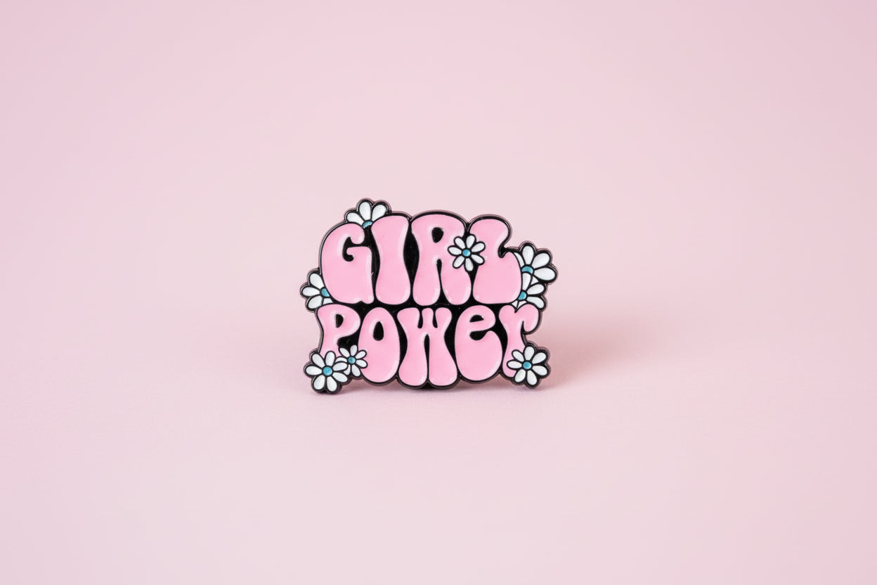 Pin - "Girl Power" blommor