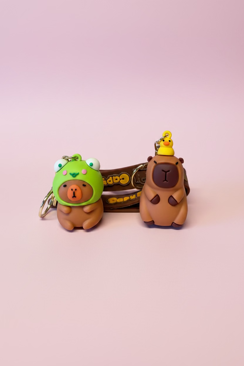 Nyckelring Capybara Groda/Anka