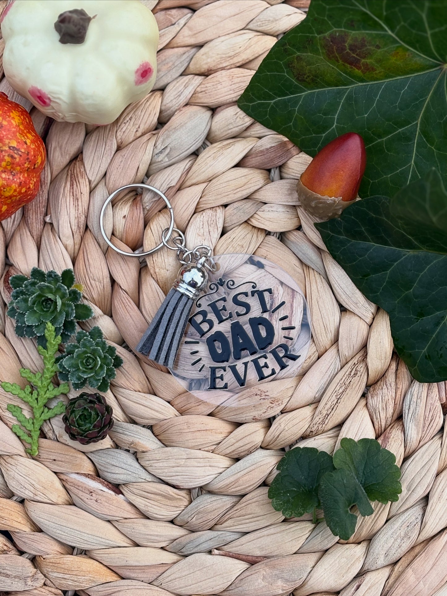 Nyckelring för Pappa - Perfekt Gåva | Personlig och Praktisk Accessoar