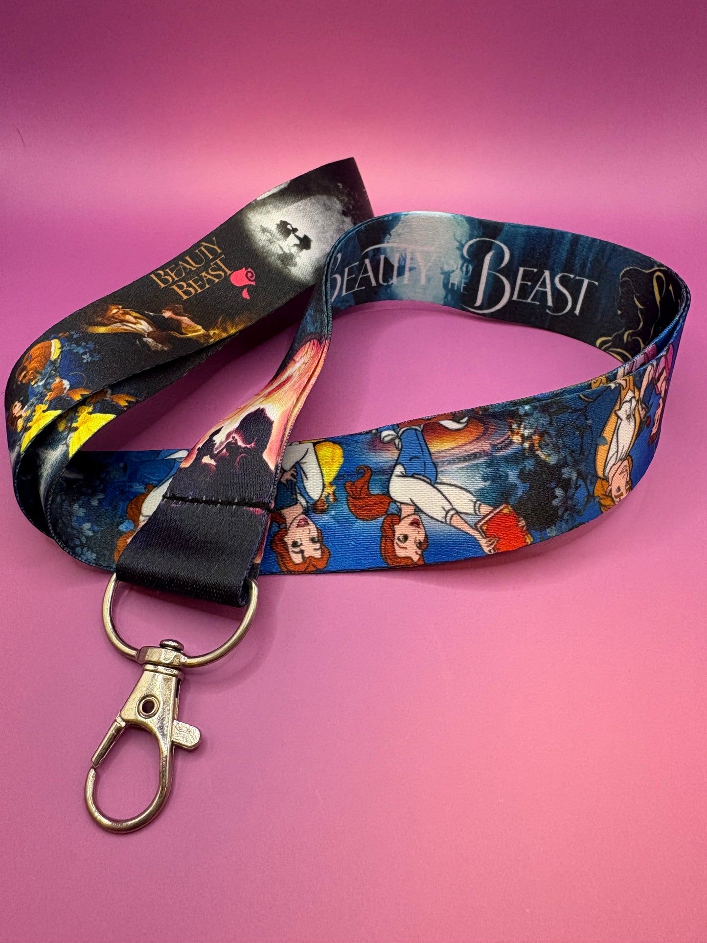 Disney Skönheten och Odjuret - Nyckelband 45 cm för Fans av Magiska Sagor