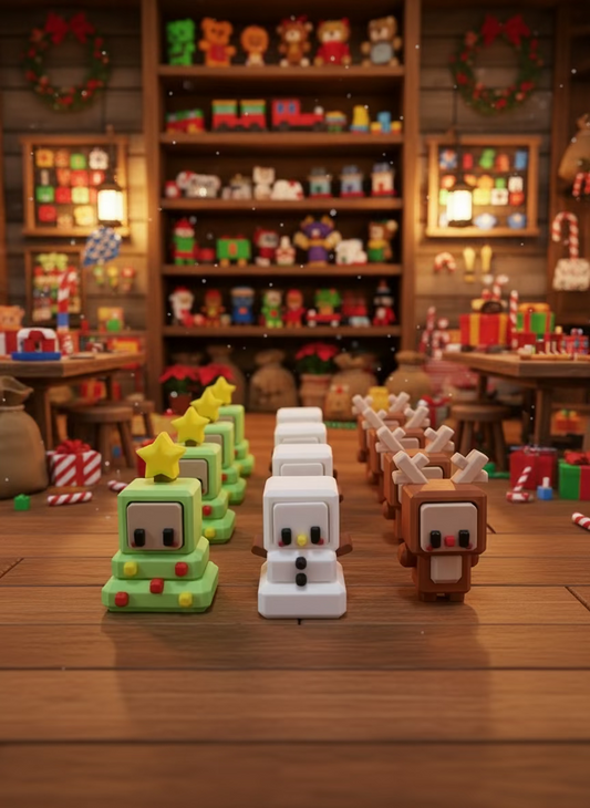 Juliga Clickers 3-pack - Söta Julpresenter för Julstrumpan