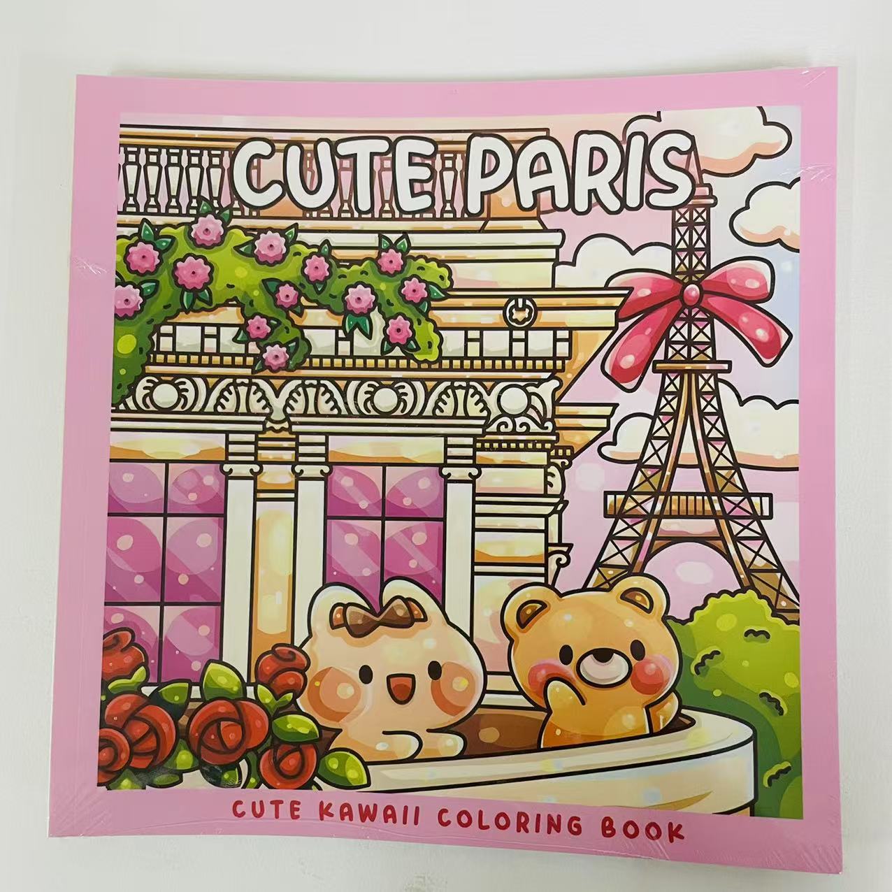 Kawaii Målarbok - Cute Paris