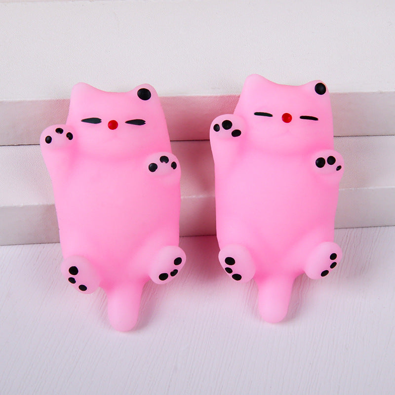 Mini Squishi Katt - Squishleksak 6x3cm Kawaii