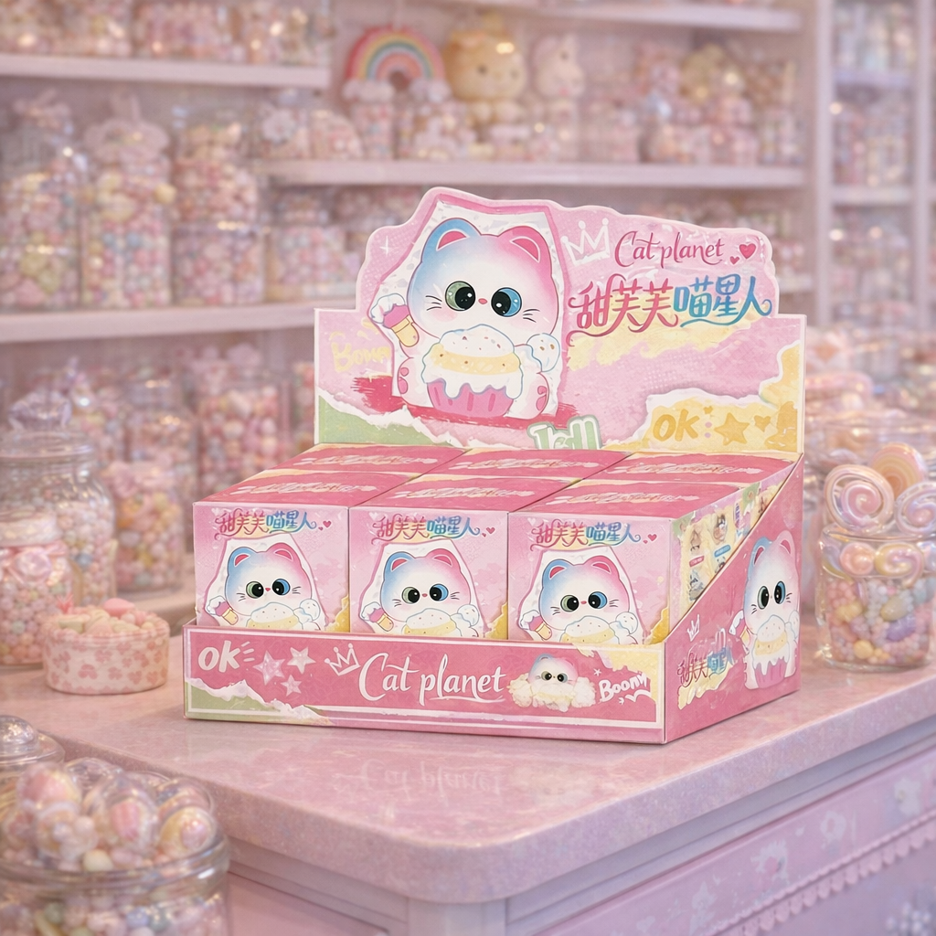 Blindbox Kattplanet - Mysteriebox Kattfigur