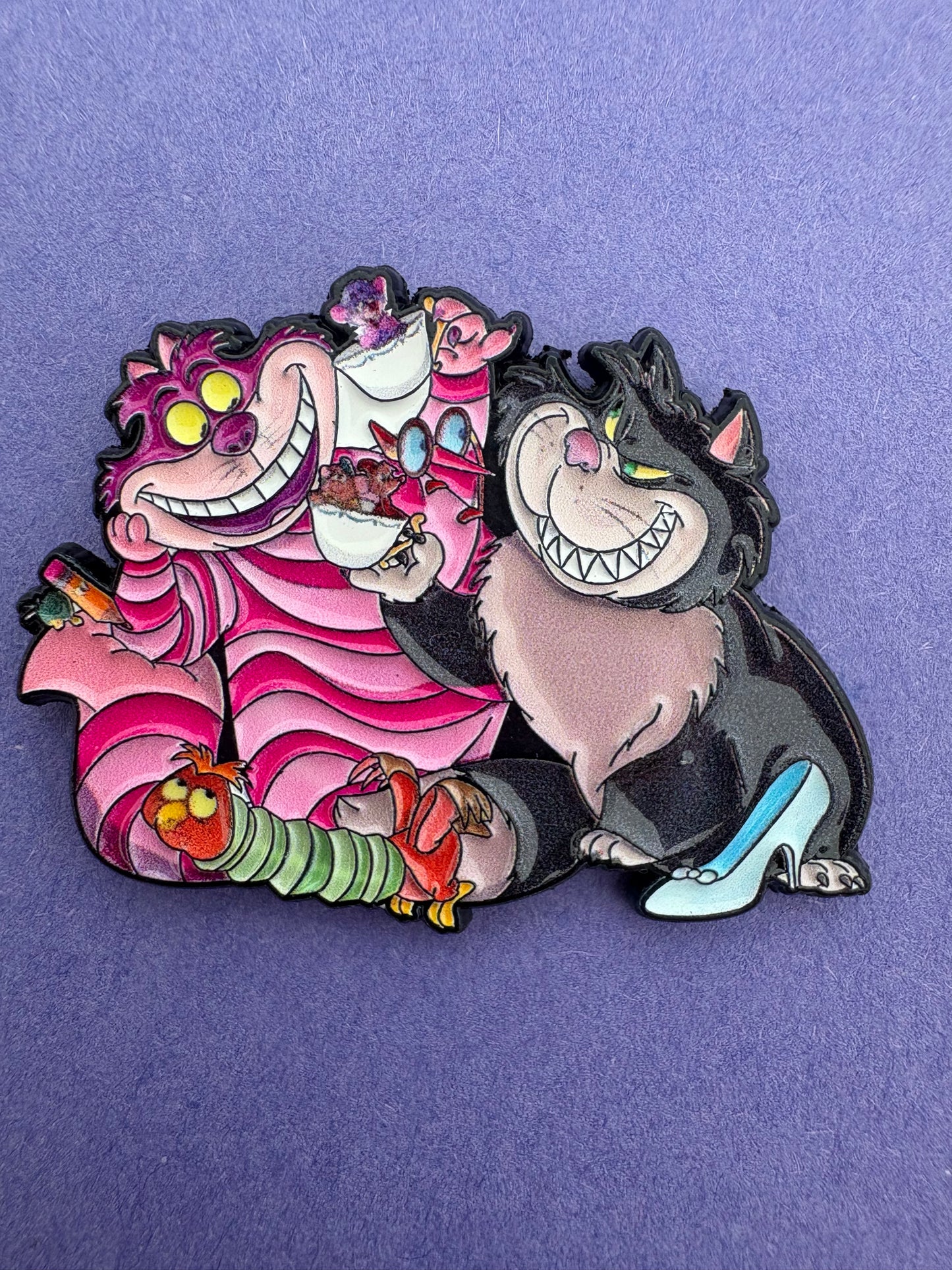 Pin - Katter Alice i Underlandet, Liten Kawaii Accessoar