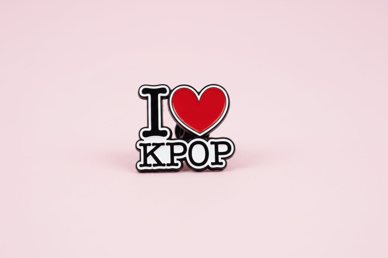 Pin - ”I ❤️ KPOP"