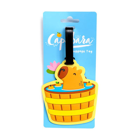 Capybara PVC-bagagetag