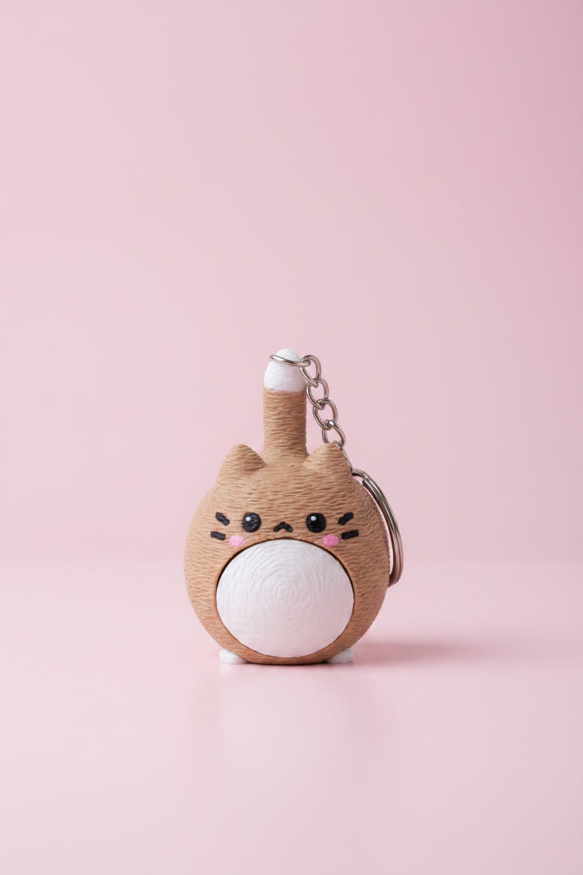 Nyckelring Katt Clicker (Chonky cat)