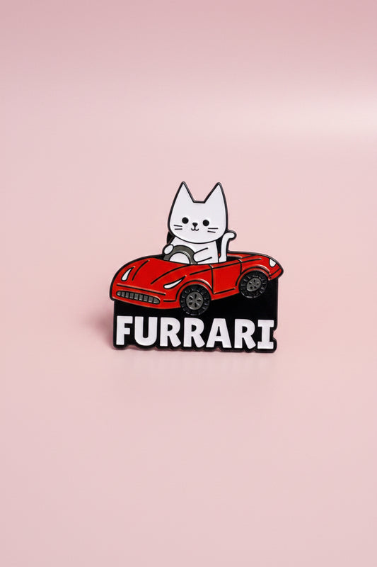 Pin - ”Furrari” Katt