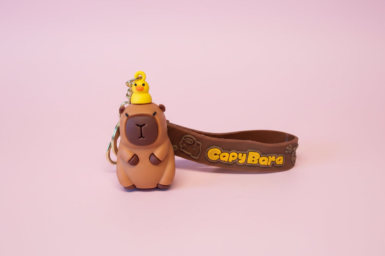 Nyckelring Capybara Groda/Anka