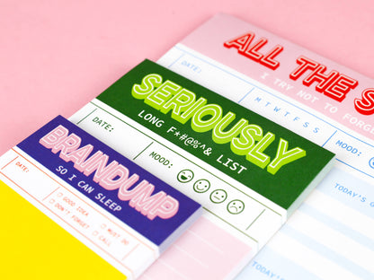 Anteckningsblock A5 - "Alla saker jag försöker att inte glömma" - Perfekt present