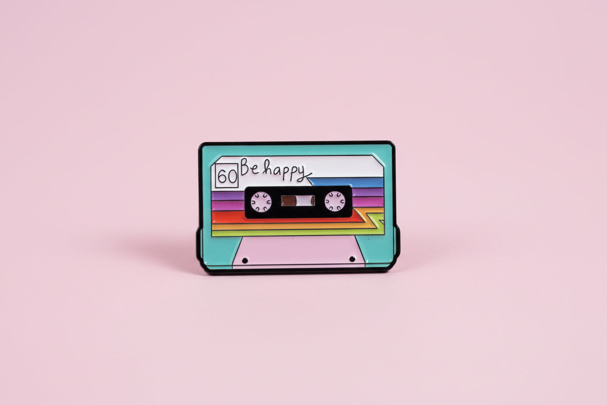 Pin - Kassettband ”Be happy”
