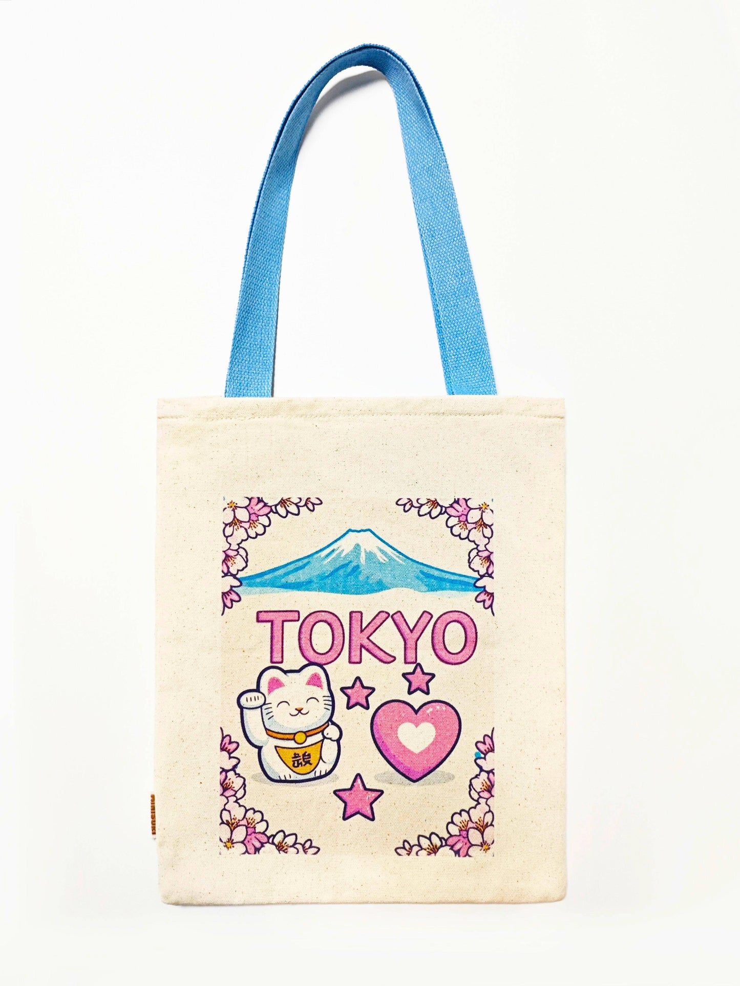 Kawaii Toteväska med Dragkedja – Japan, Fuji & Lyckokatt