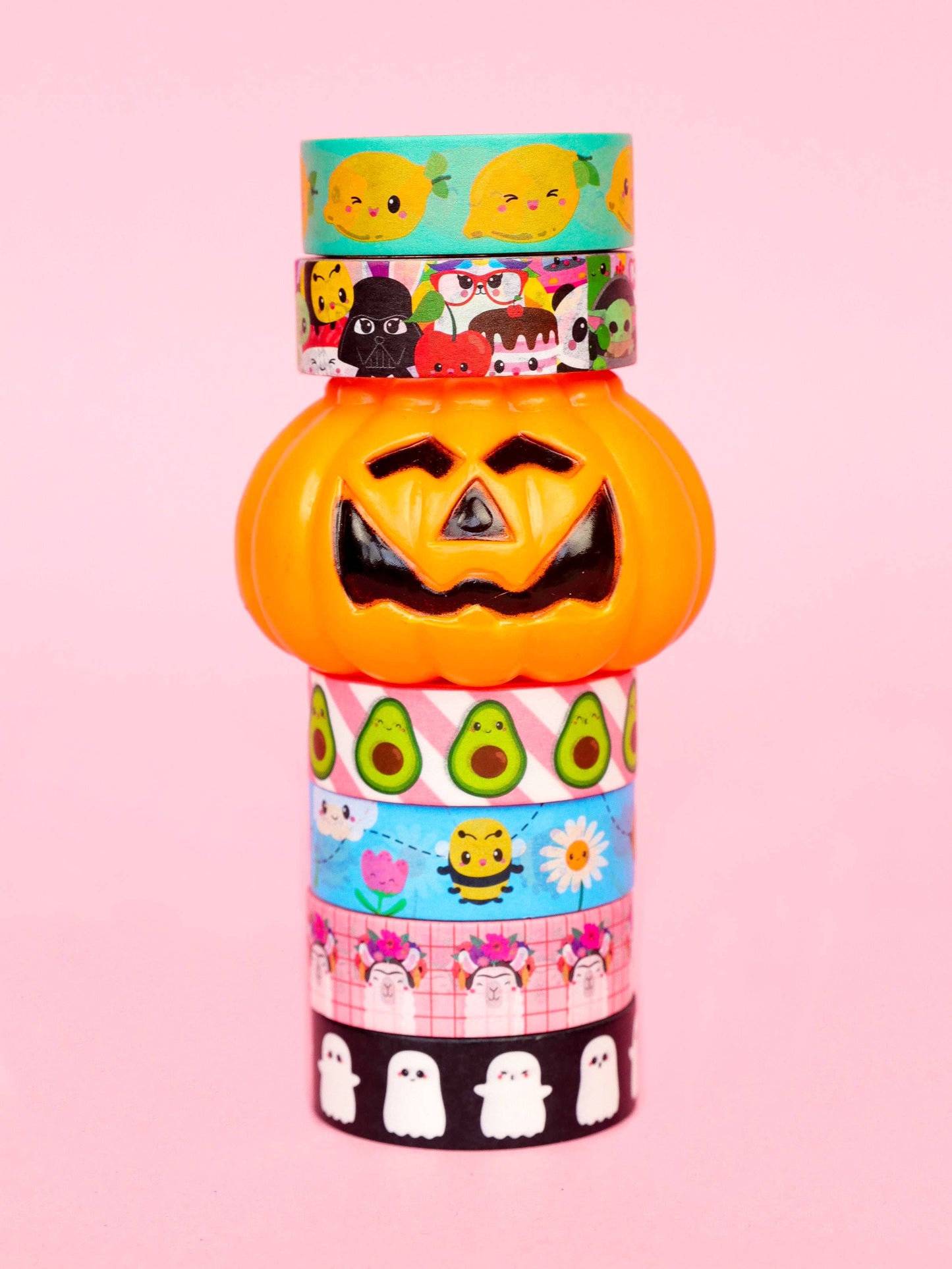 Studio Inktvis Washi Tape Avokado 15mm x 10m - Kawaii för Bullet Journal