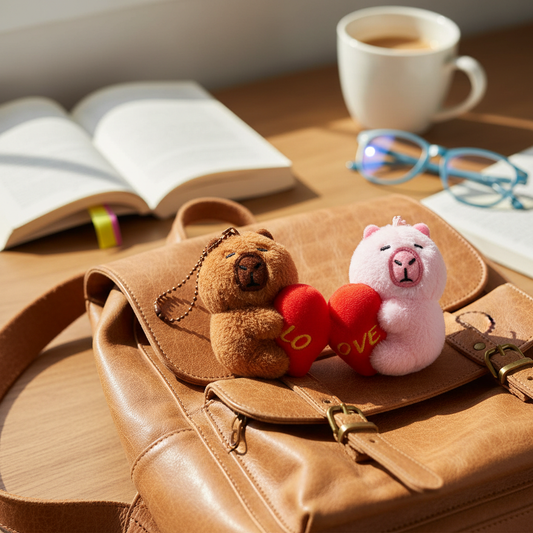 AI Generated Creative - Kompis Capybara nyckelring