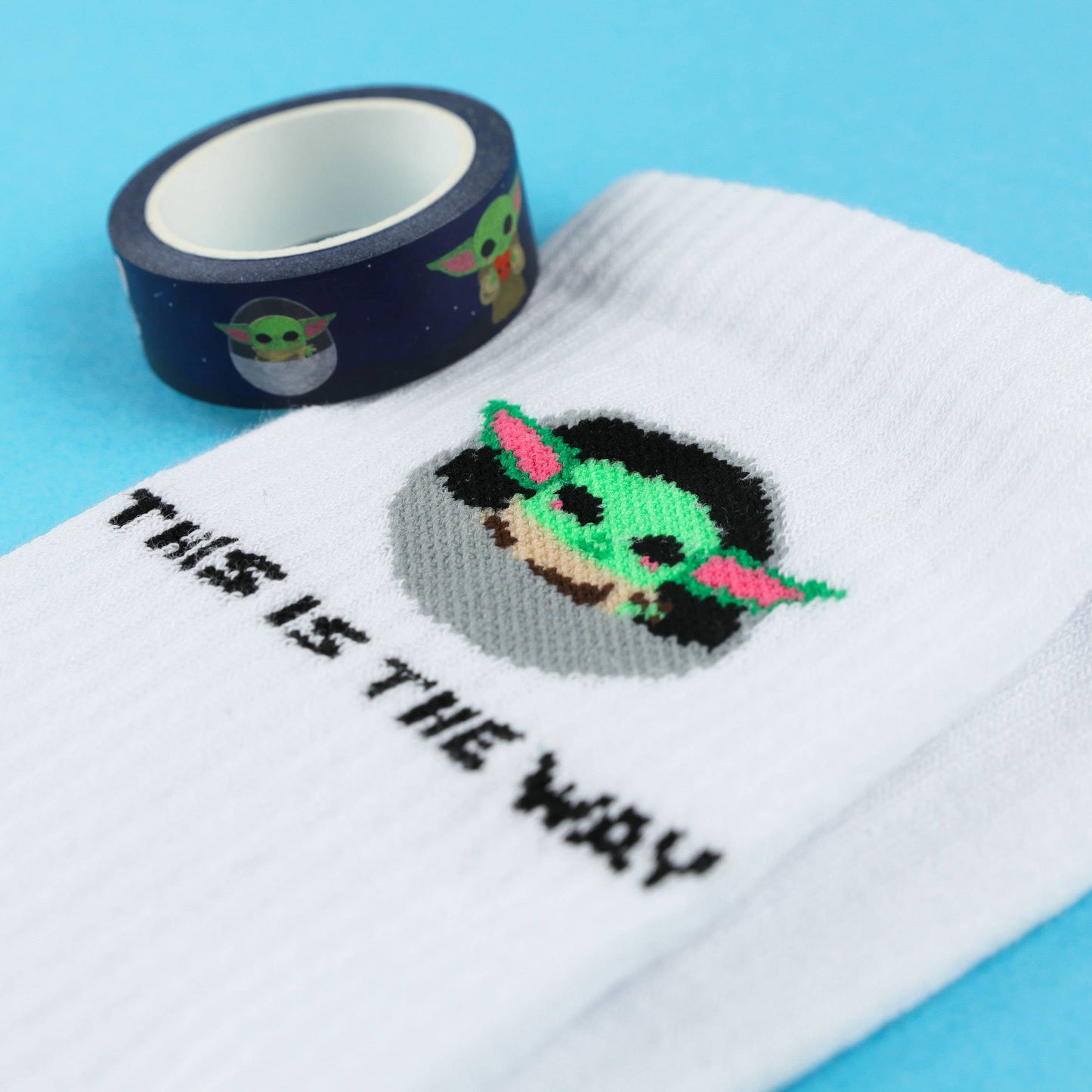 Washi-tejp Baby Yoda Grogu från Mandalorian