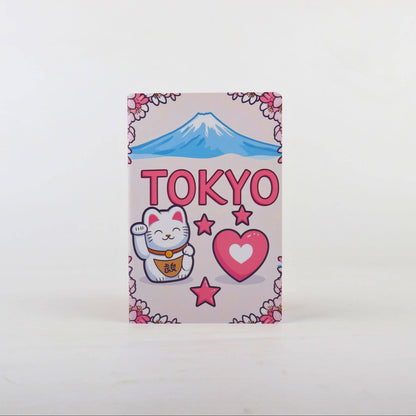 Kawaii Tokyo Anteckningsbok 14x21 cm – 80 vita sidor, 100 g papper