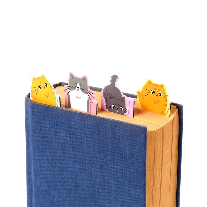 Katter Magnetiskt Bokmärkesset