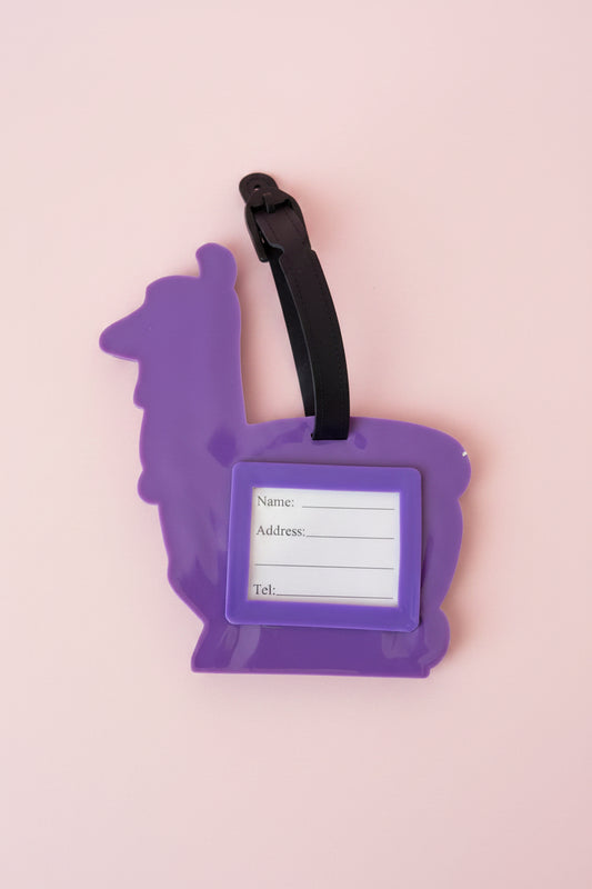 Söt Lama Väsktagg - Kawaii Accessoar för Resor & Väskor