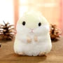Kawaii Hamster Nyckelring - Mjuk Plysch 10 cm Väskhänge Dekoration