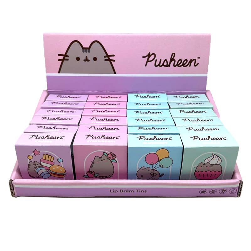 Pusheen the cat läppbalsam i metallask