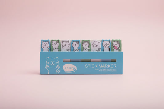 Söta mini-postit med katter (feeling)