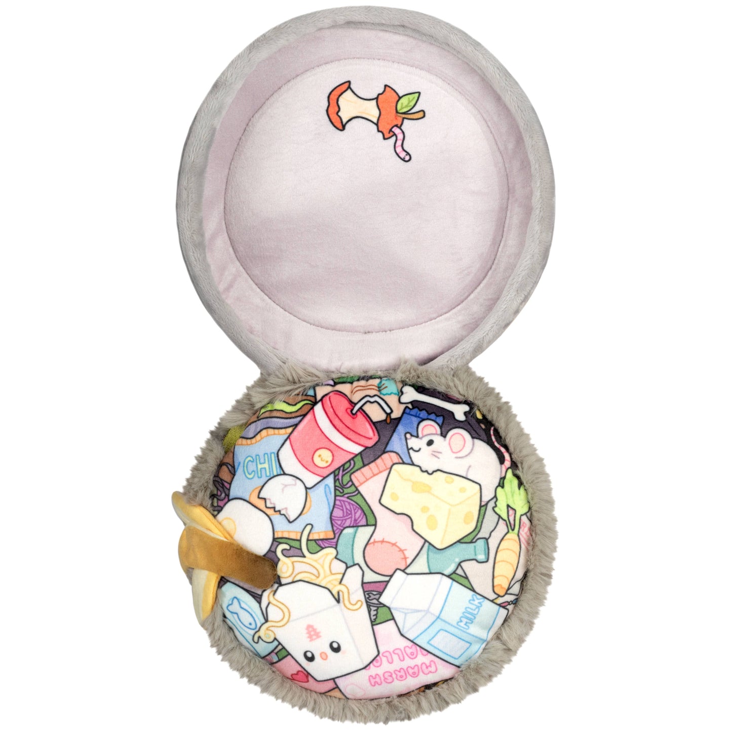 Mini rosa papperskorg - torkbar och kawaii design för skrivbord & bil