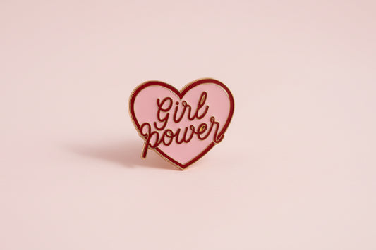 Pin - "Girl Power" hjärta