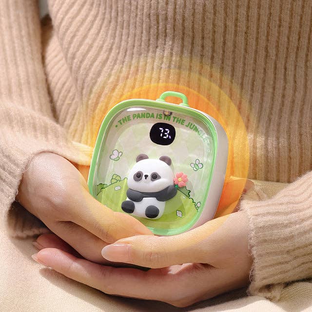 Kawaii Panda USB-handvärmare med justerbar värme, perfekt för vinter och jul