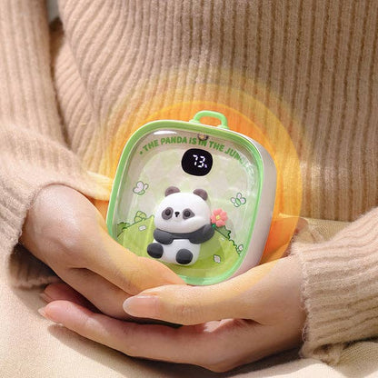 Kawaii Panda USB-handvärmare med justerbar värme, perfekt för vinter och jul