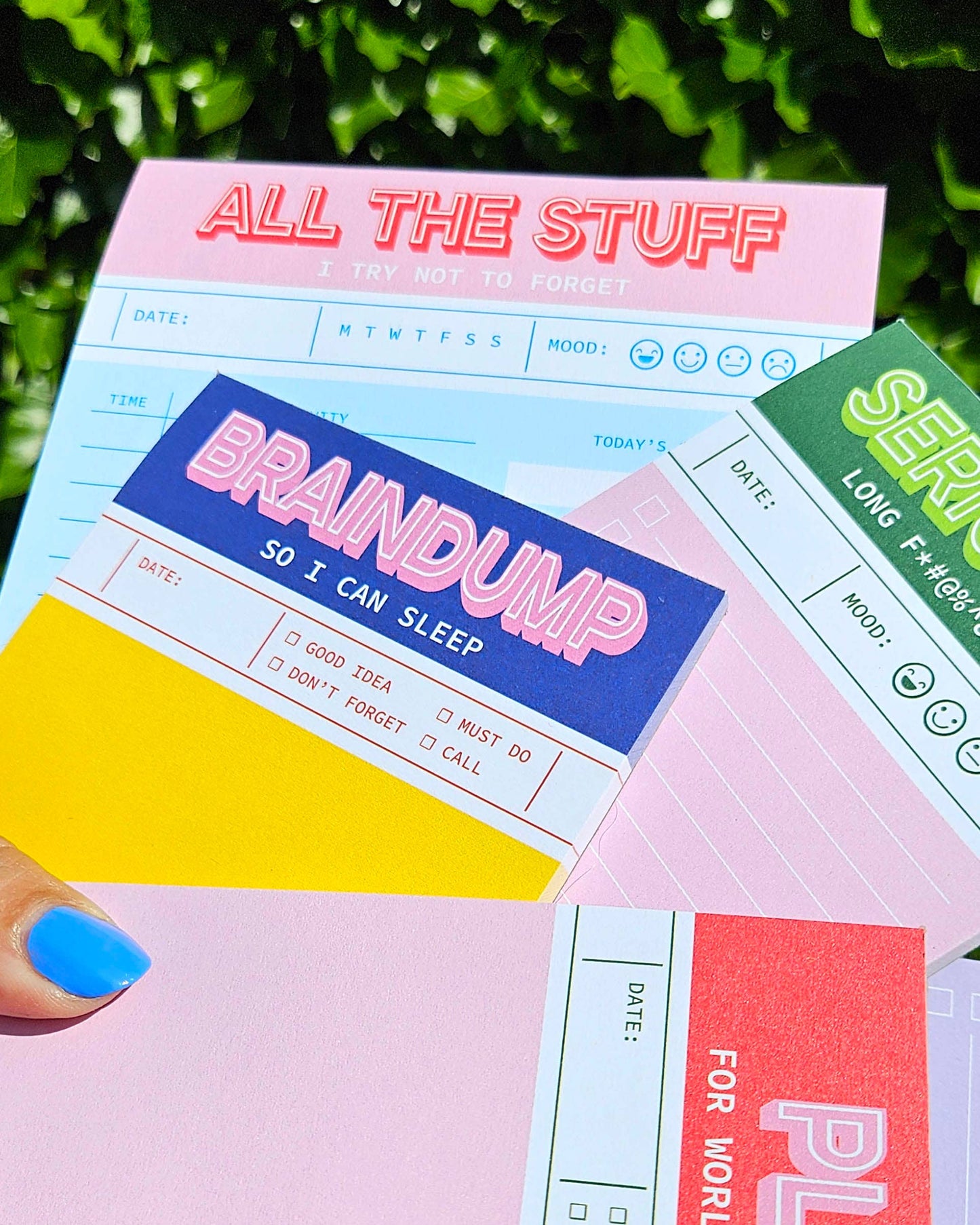 Anteckningsblock A5 - "Alla saker jag försöker att inte glömma" - Perfekt present