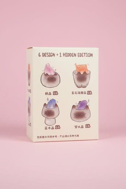 Blindbox katt med stenar