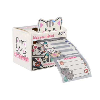 Kawaii stickers etiketter på rulle