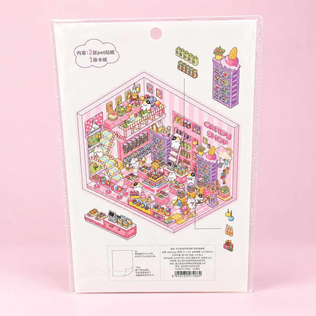 3d scen Godisbutik