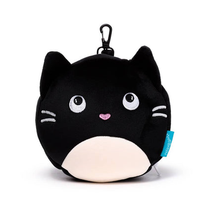 Relaxeazzz Feline fin katt plysch resa kudde & ögonmask