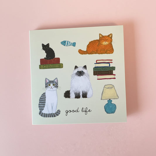 Söta post-it lappar med Katter i litet set