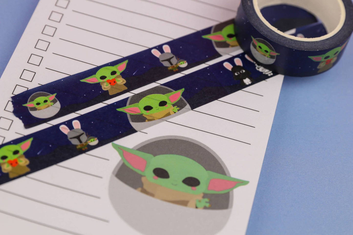 Washi-tejp Baby Yoda Grogu från Mandalorian