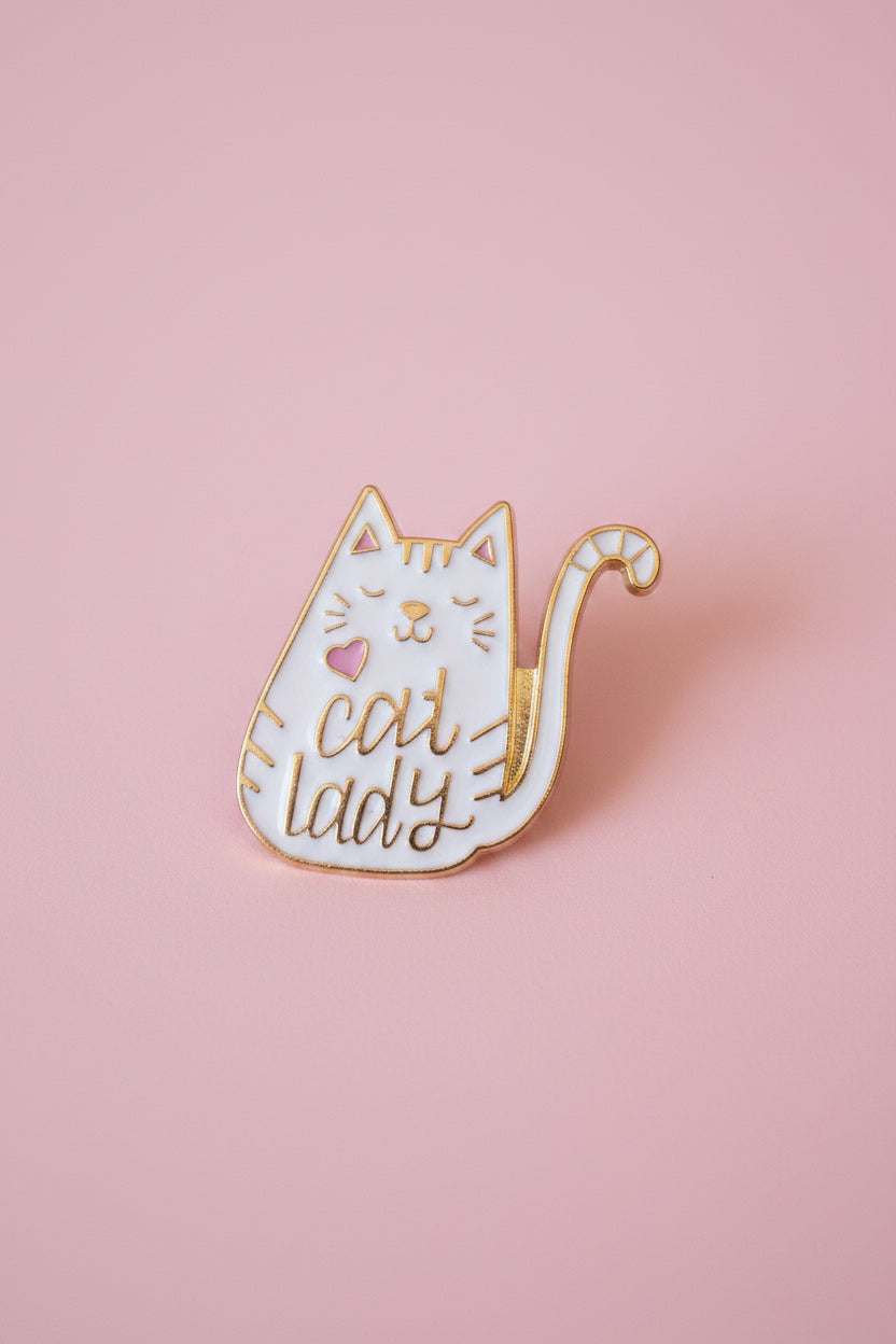 Pin - ”Cat lady”