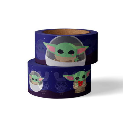 Washi-tejp Baby Yoda Grogu från Mandalorian