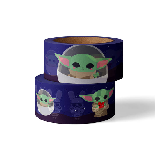 Washi-tejp Baby Yoda Grogu från Mandalorian
