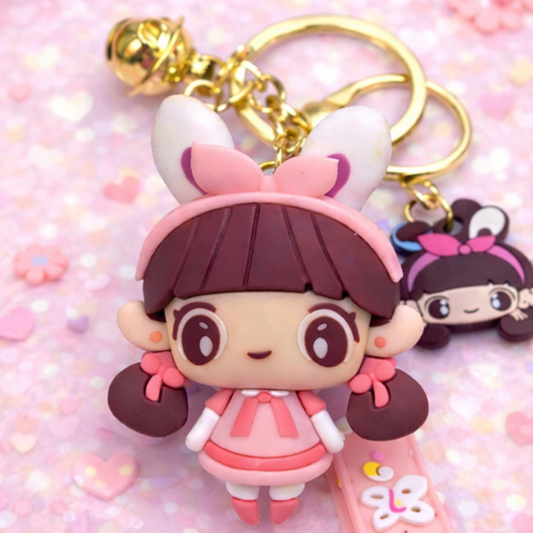 Nyckelring Manga Doll Kawaii