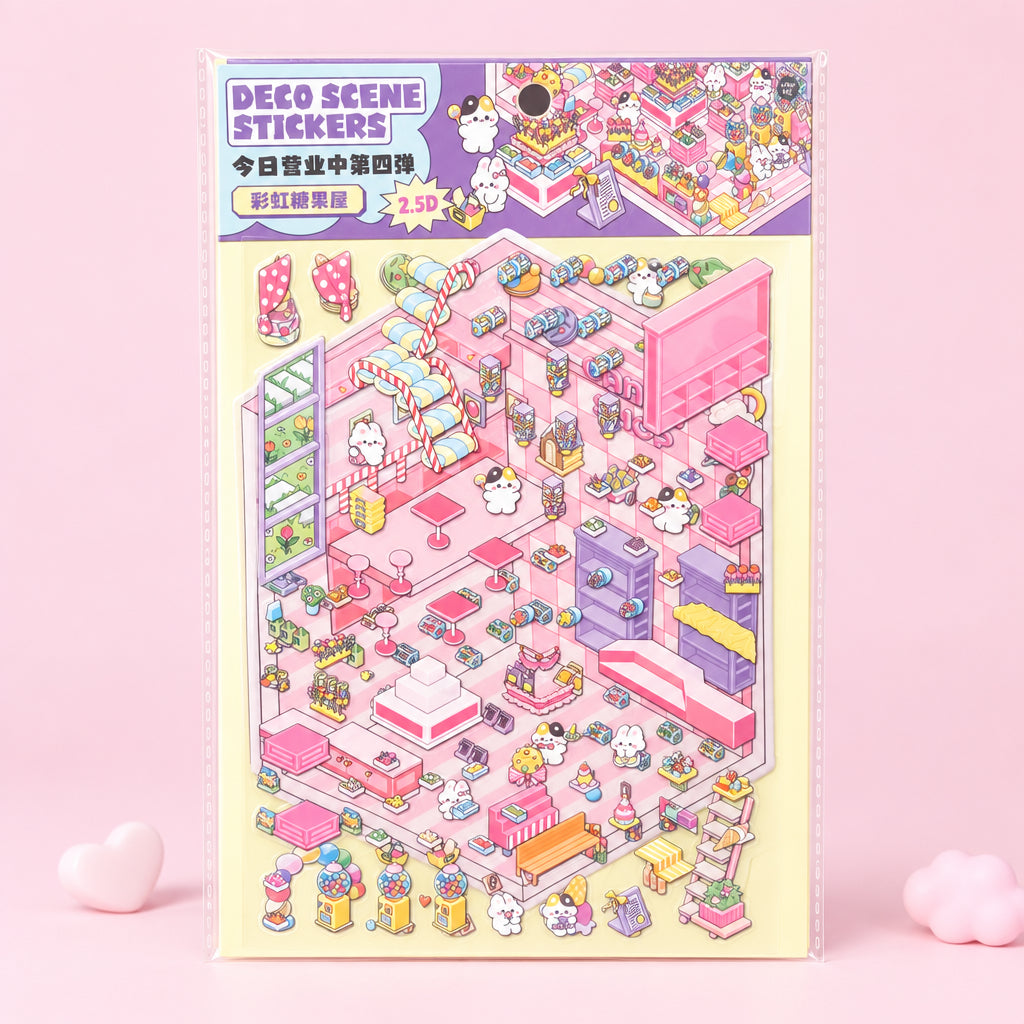 3d scen Godisbutik
