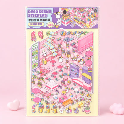 3d scen Godisbutik