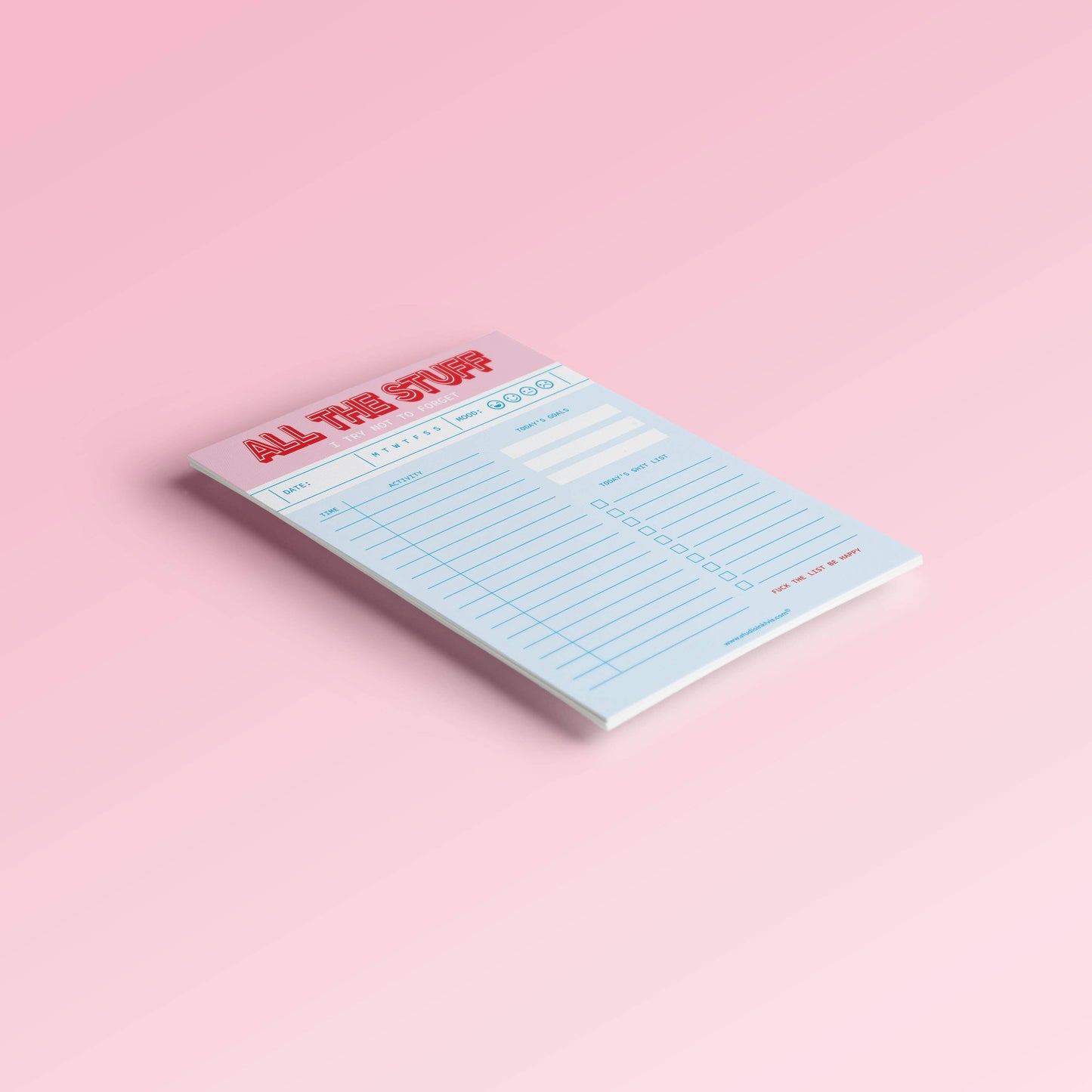 Anteckningsblock A5 - "Alla saker jag försöker att inte glömma" - Perfekt present