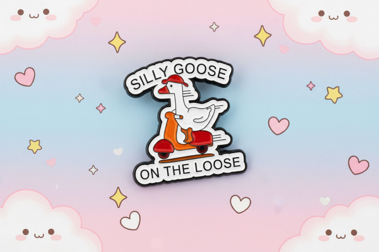 Pin - "Silly goose on the loose"