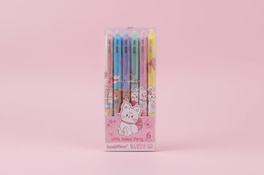 Pennor i 6 pack - Suddbara - Animal Party